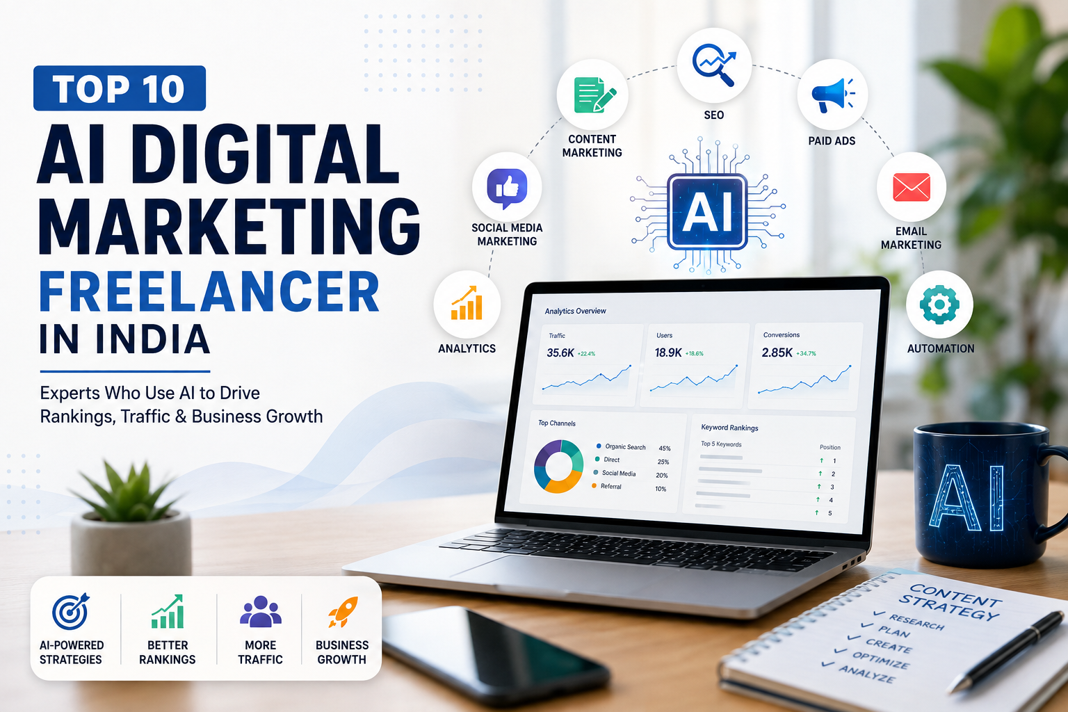 top 10 ai digital marketing freelancer in india
